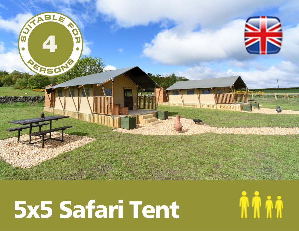 5x5 Safari Tent
