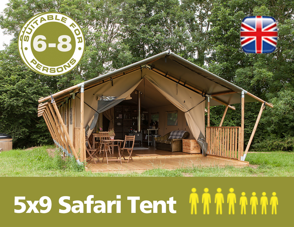 Safari Tent 5x9m